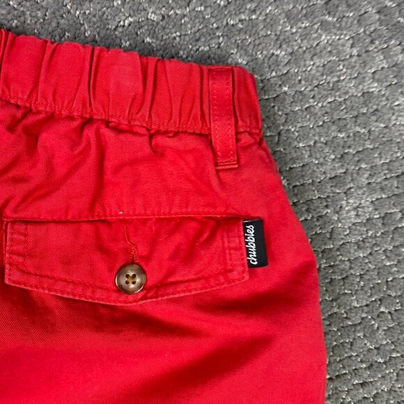 Vintage Chubbies Shorts Mens Large Red The Staples 4.5" Inseam Red Made in USA - Picture 4 of 11